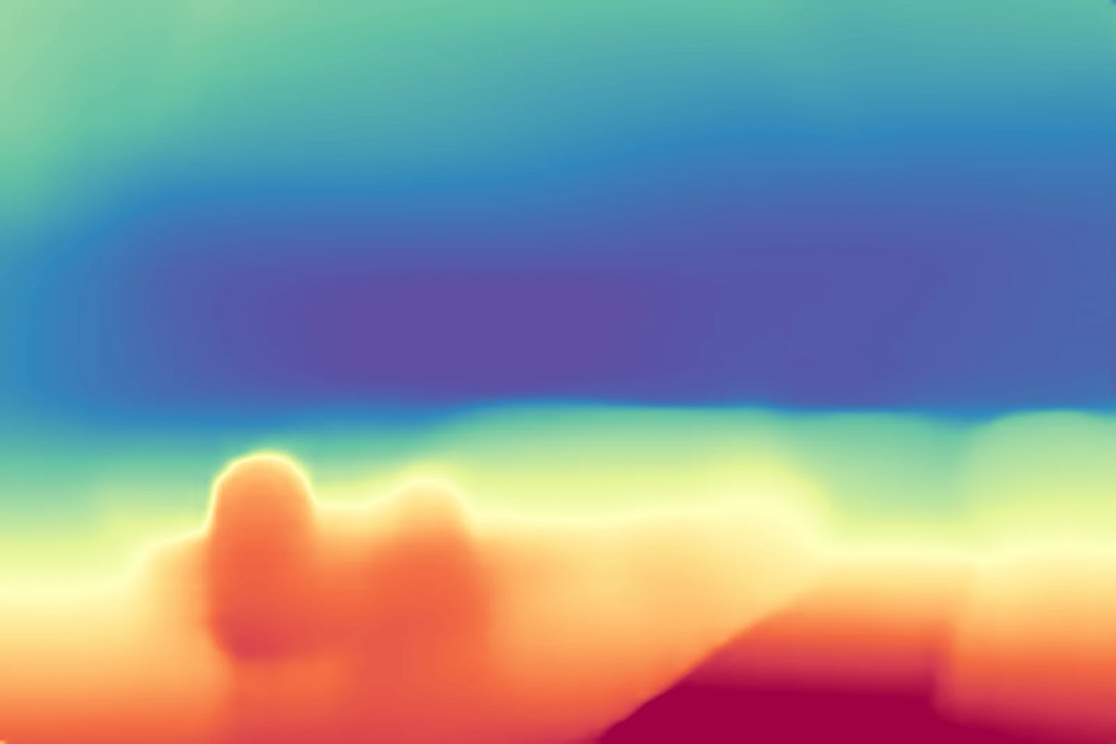 MiDaS v3.1 · LeViT prediction for Scene 01
